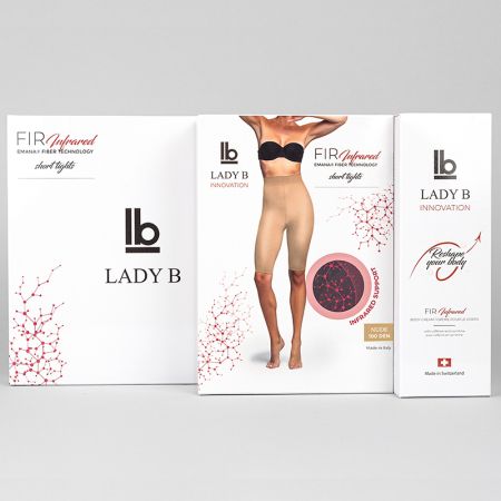 Lady B FIR set šorts nude L/XL i krema