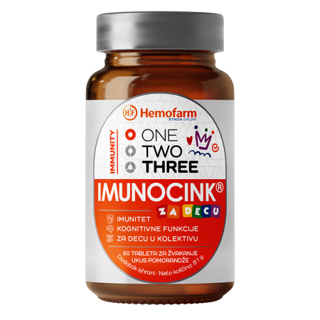 One Two Three Imunocink za decu 60 tableta za žvakanje