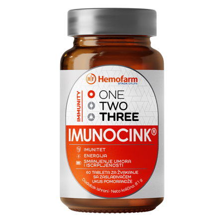 One Two Three Imunocink za odrasle 60 tableta za žvakanje
