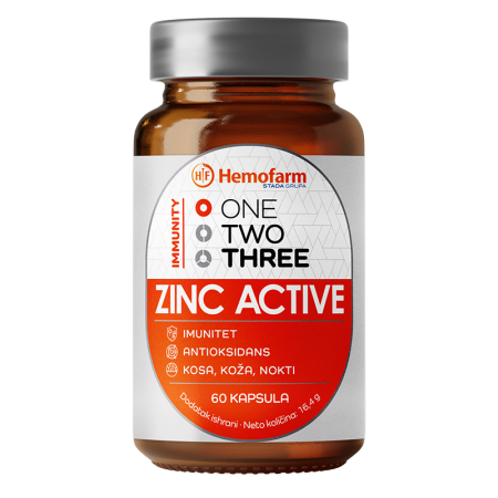 One Two Three Zinc Active 60 kapsula