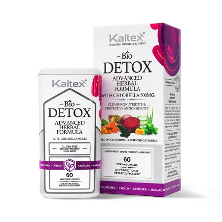 Kaltex Bio-Detox Advanced Herbal Formula sa hlorelom 60 kapsula
