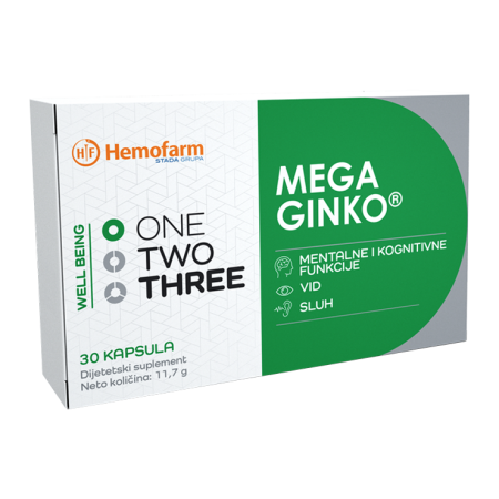 One Two Three Mega Ginko 120mg 30 kapsula