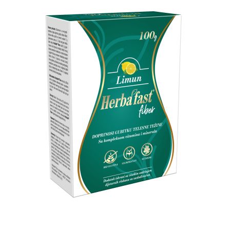 Herbafast Fiber limun kesice 10 kom
