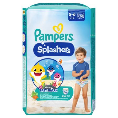 Pampers Splashers 5 Junior 14+kg 10 komada
