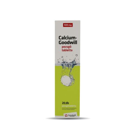 Goodwill Kalcijum 500mg 20 šumećih tableta