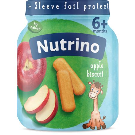Nutrino pire od voća jabuka i keks 125g