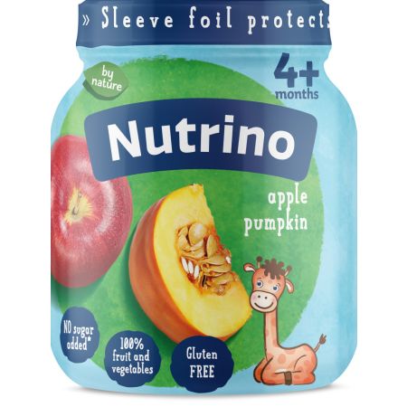 Nutrino pire od voća jabuka i bundeva 125g