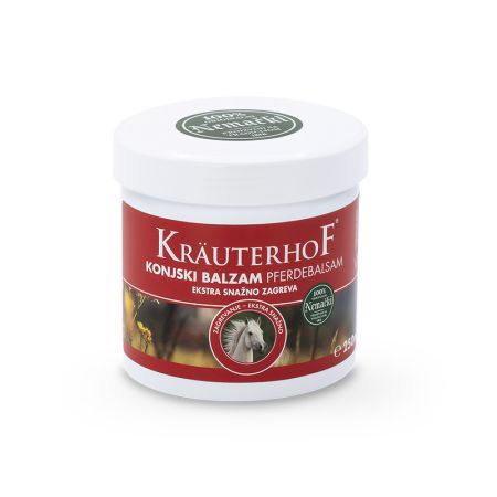 Kräuterhof konjski balzam crveni (topli) 250ml