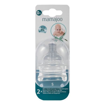 Mamajoo cucla silikonska S 0+ 2 kom