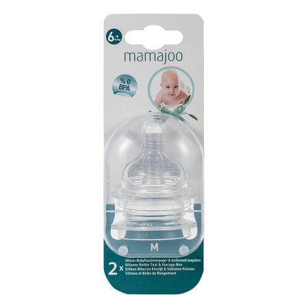 Mamajoo cucla silikonska M 6+ 2 kom