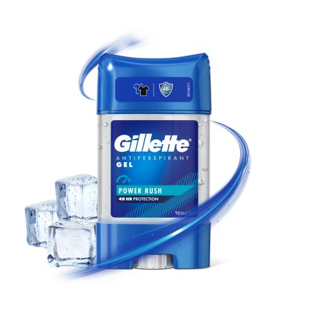 Gillette Antiperspirant Clear gel Power Rush 70ml