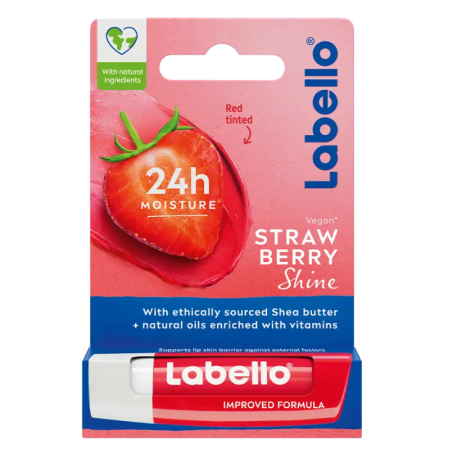 Labello Strawberry Shine balzam za usne 4,8g