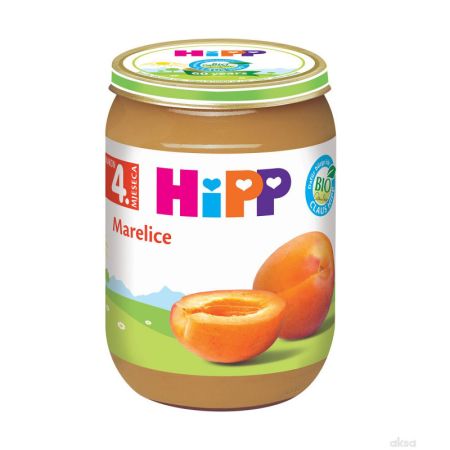 Hipp kašica kajsija 190g 4M+