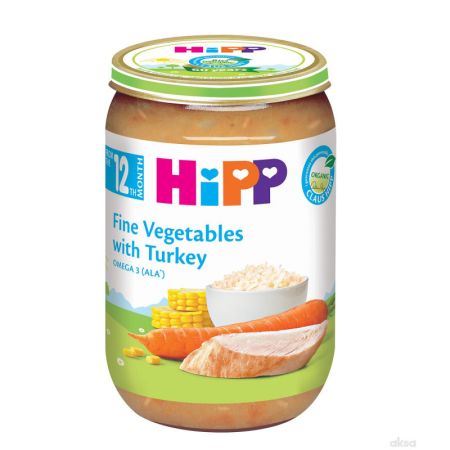Hipp kašica povrće sa ćuretinom 220g