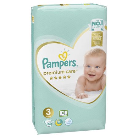 Pampers Premium Care 3 Midi 6-10kg 60 komada