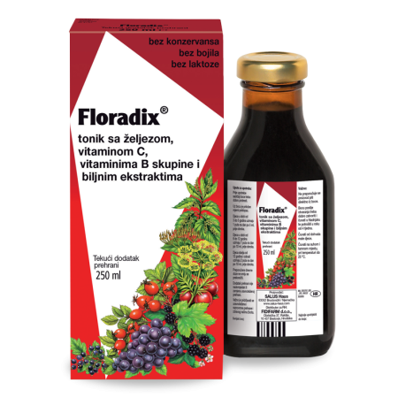Floradix tonik sa gvožđem i vitaminima 250ml