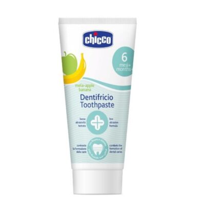 CHICCO zubna pasta Jabuka+banana 50mL 7428 sa fluoridom