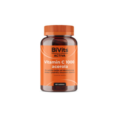 BIVITS VITAMIN C 1000 ACEROLA 60 TABLETA