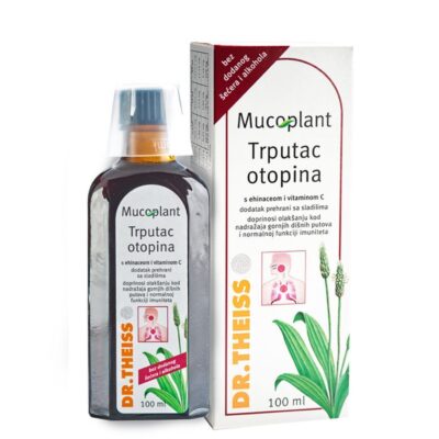 Dr. Theiss Mucoplant bokvica + ehinacea + vitamin C sirup 100ml