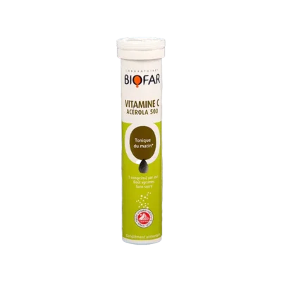 Biofar Vitamin C Acerola 500mg 20 šumećih tableta