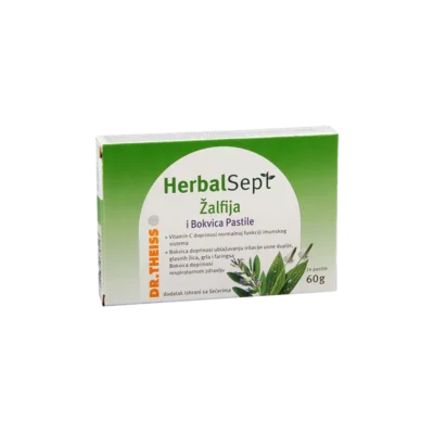 Dr. Theiss Herbalsept žalfija i bokvica 24 pastile