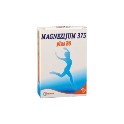 Magnezijum 375 plus B6 30 kapsula