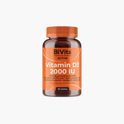 Bivits Activa Vitamin D3 2000IU tablete 60 kom