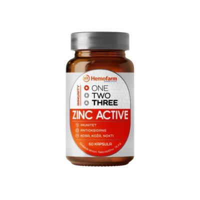 ONE TWO THREE ZINC ACTIVE 60CPS