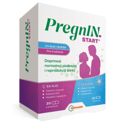PregnIN Start pre trudnoće 30 kapsula + 30 kesica