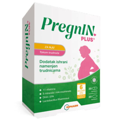 PregnIN Plus tokom trudnoće 30 + 30 kapsula