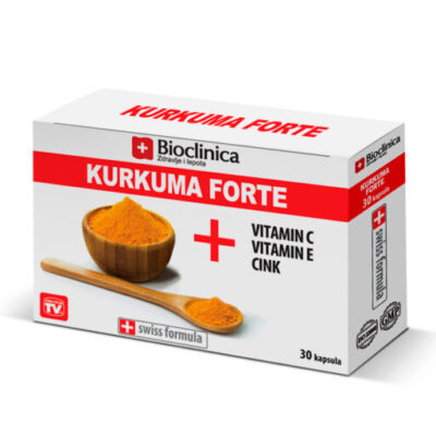 KURKUMA FORTE  ZA JAKE KOSTI I ZGLOBOVE 30 KAPSULA