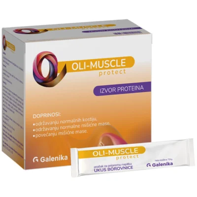 Oli Muscle Protect prašak borovnica 30 kesica