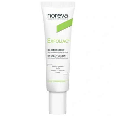 Noreva Exfoliac BB krema zlatna 30ml
