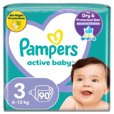 Pampers Active Baby pelene veličina 3, 90 kom