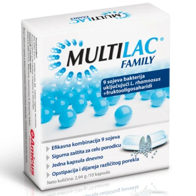 Multilac FAMILY, 10 kapsula