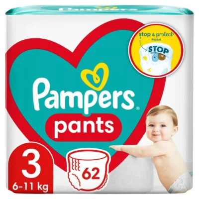 Pampers Pants pelene gaćice veličina 3, 62 kom