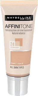 Affinitone tečni puder – 24 Golden Beige, 30 ml
