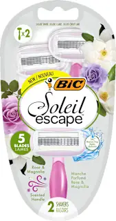 Bic Soleil Escape ženski brijači Rose & Magnolia 2 komada