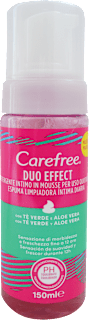 Carefree Duo Effect pena za intimnu higijenu aloe vera 150ml