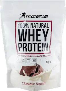 100% NATURAL WHEY PROTEIN - čokolada, sa..., 400 g