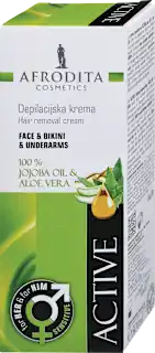 Afrodita Active depilaciona krema za lice i bikini 50ml