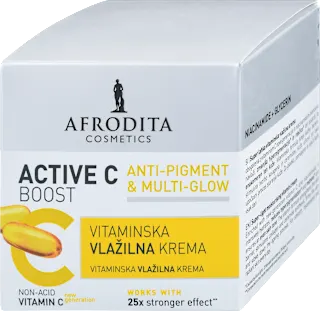 Afrodita Active C Boost vitaminska hidratantna krema za lice 50ml