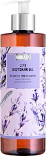 Biobaza Purple Freshness 3u1 gel za tuširanje lavanda i limun 400ml