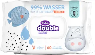 Violeta vlažni toalet papir Double Care 99% vode 60 kom