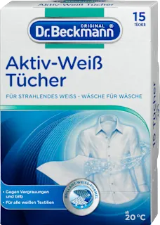 DR.BECKMANN AKTIVNE MARAMICE ZA BLISTAVO BELI VEŠ A15