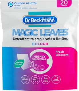 Dr.Beckmann Magic Leaves deterdžent za veš Fresh Blossom 20 listića