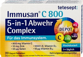 Tetesept Immusan C800 20 tableta