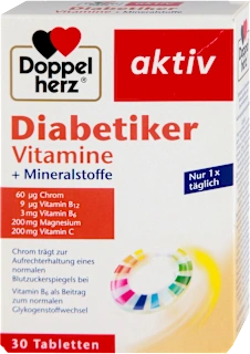 Diabetiker vitamini i minerali za dijabetičare, 30 kom