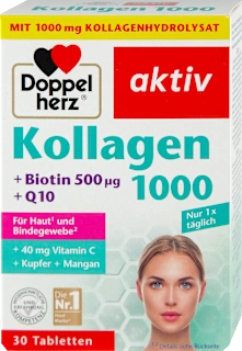 aktiv Kollagen 1000 + Biotin 500μg + Q10 tablete, 30 kom