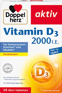 Doppelherz Aktiv Vitamin D3 2000 IJ 50 tableta